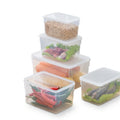 Wholesale Food Container Storage 3Pcs Plastic Refrigerator Organizer Set 650ml 22OZ Kitchen Accessories Wholesale