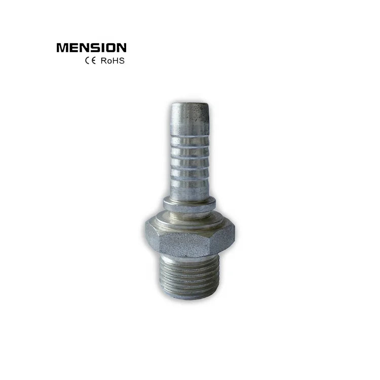 107 156 Npt 04 Metric Male Gb Metric Male 74 Cone Hydraulic Hose Ferrule End Fittings with Best Price for Sale