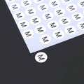 Ready to Ship Clothes Size Label Round 1.5 cm Paper Size  Sticker  XS S M L XL Sizes Stickers for Clothing