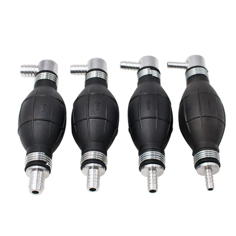 Rubber Primer Bulb Siphon Pump Syphon Hose Hand Squeeze Petrol Diesel Water Oil Liquid Fuel Transfer Pump