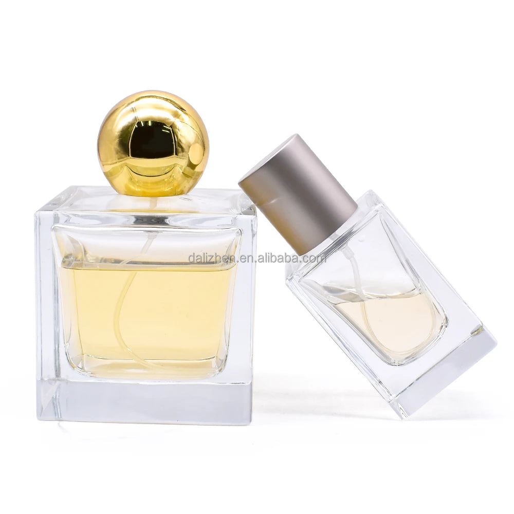 Empty 30ml 50ml 100ml Luxury Black Bottle Men Perfume Bottle