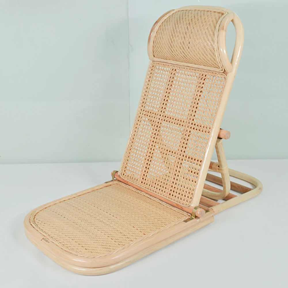 Premium Hospitality Rattan Sunbed Set Portable Ergonomic Wicker Chair for Luxury Beach Club Wellness Center & VIP Event Decor
