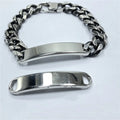 BXNK028 Wholesale Custom Size Pendant Accessories High Quality Stainless Steel Custom Logo Charm for Bracelet Jewelry