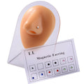 New No Hole Stud Earrings Non Perforated Diamond Magnetic Lip Stud Small Size Nose Stud