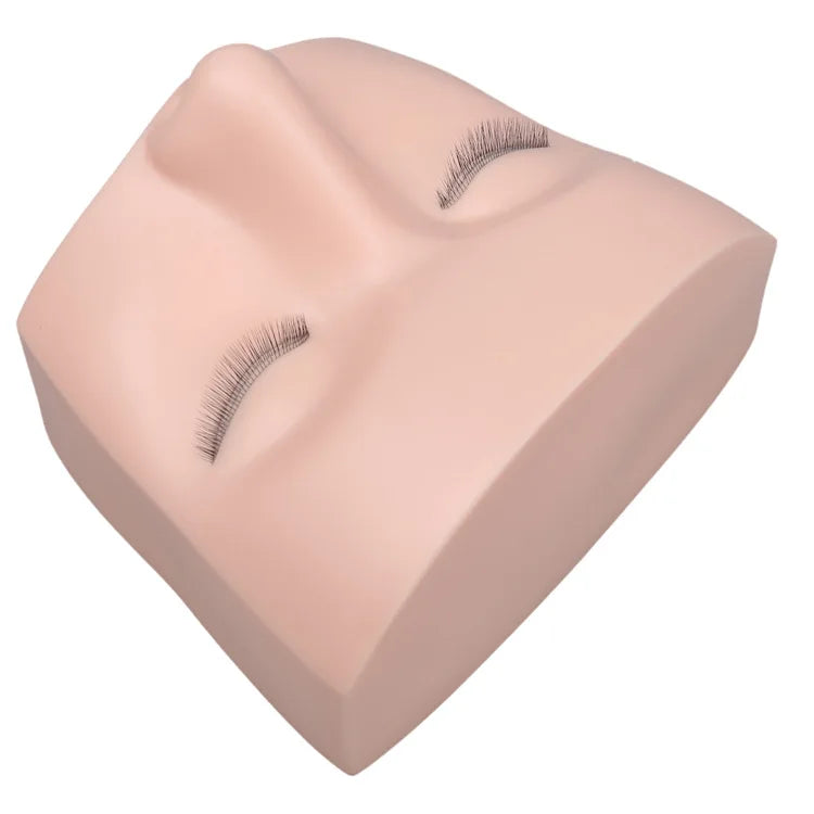Light Weight Silicone Eyelash Extension Training Heads Practice Displays Lashes Mannequin Face MegaBDM