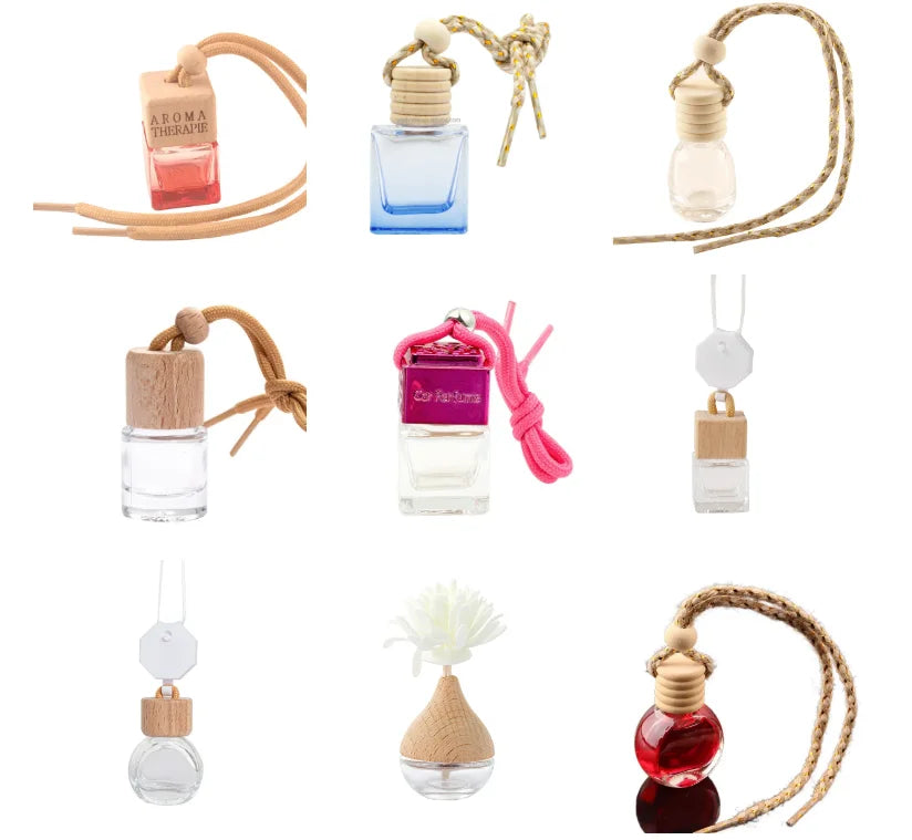 Empty 5ml 8ml 10ml Glass Car Air Freshener Perfume Bottle Car Diffuser Bottle