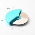 Hot Selling Stainless Steel Pizza Cutter With Plastic Handle Wheel Round Roller Pizza Slicer Kitchen Baking Tools