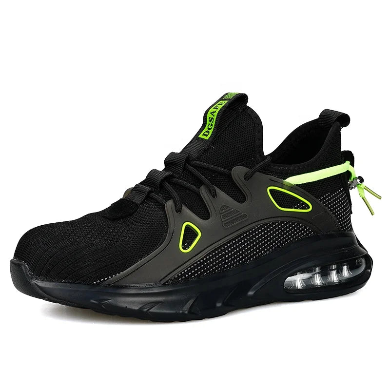 GUYISA Outdoor Safety Shoes Breathable Men's Sports Steel Toe Safety Shoes