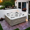 Sunrans Deluxe 5-Person Outdoor Hot Tub Ultimate Relaxation Balboa Spa with Powerful Massage-Jets