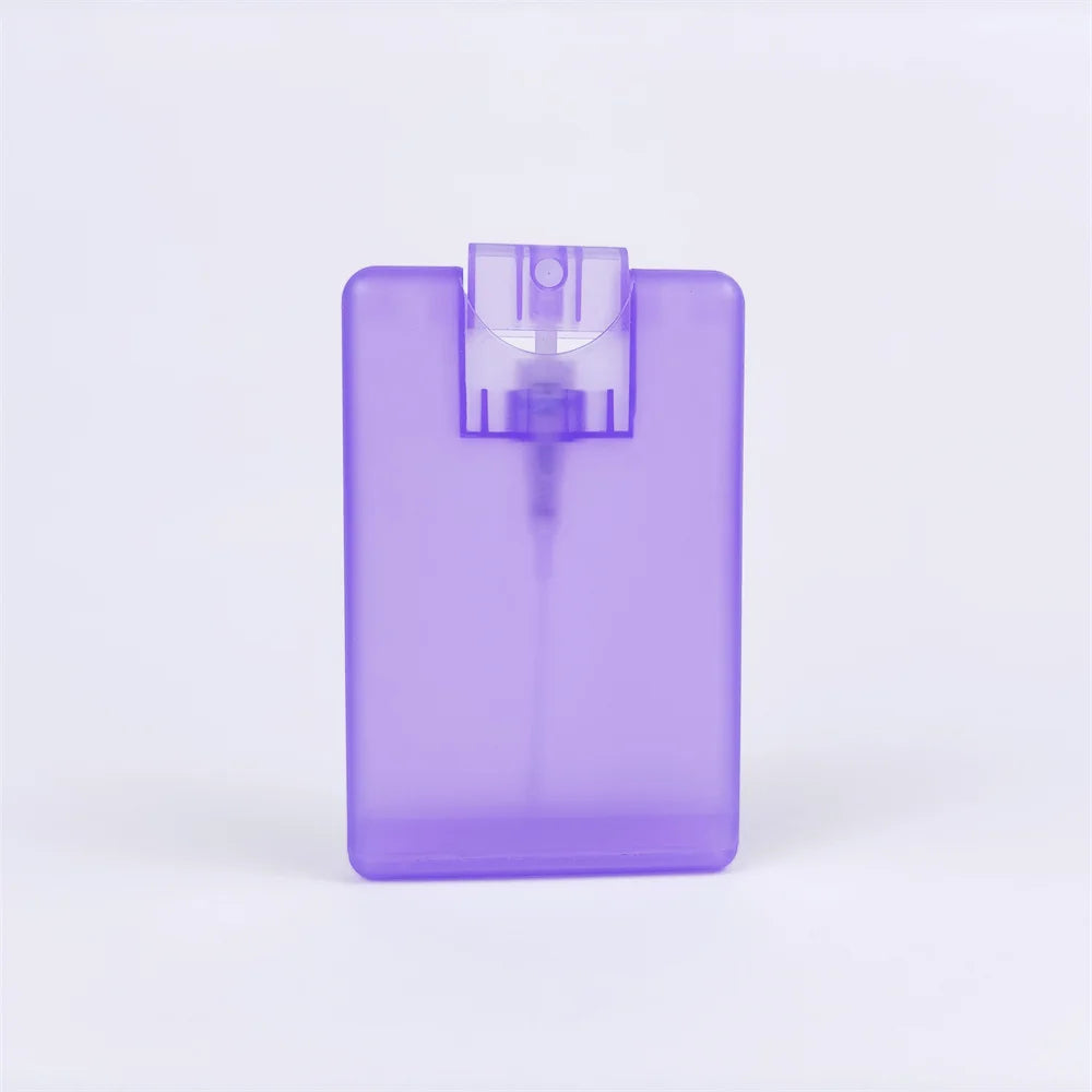 Wholesale Colorful Mini Plastic Travelling Perfume Credit Card Spray Bottle Refillable Credit Card Sprayer by Kinpack