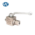 High Pressure Manual Switching 304 316 316l Stainless Steel Gas Hydraulic Ball Valve OEM