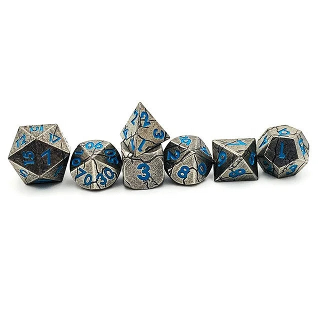 Custom 16mm Dungeons & Dragons Polyhedral Metal RPG Dice Zinc Alloy Board Game Board