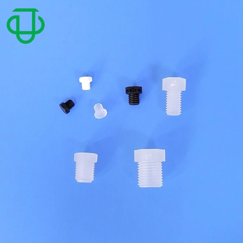 Cheap M5 M6 M8 1/8-27NPT G1/4 Male Threaded Stopper Plastic Pipe Threaded Tube End Plug