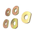 XTSEAO Kinds of Aluminum Small and Big Washer Gasket 6.4*10.8*1.2 Customized Metal Iron with Yellow Zinc Plated Gaskets Washers