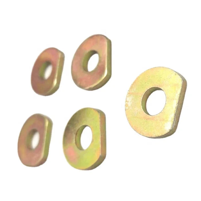 XTSEAO Kinds of Aluminum Small and Big Washer Gasket 6.4*10.8*1.2 Customized Metal Iron with Yellow Zinc Plated Gaskets Washers