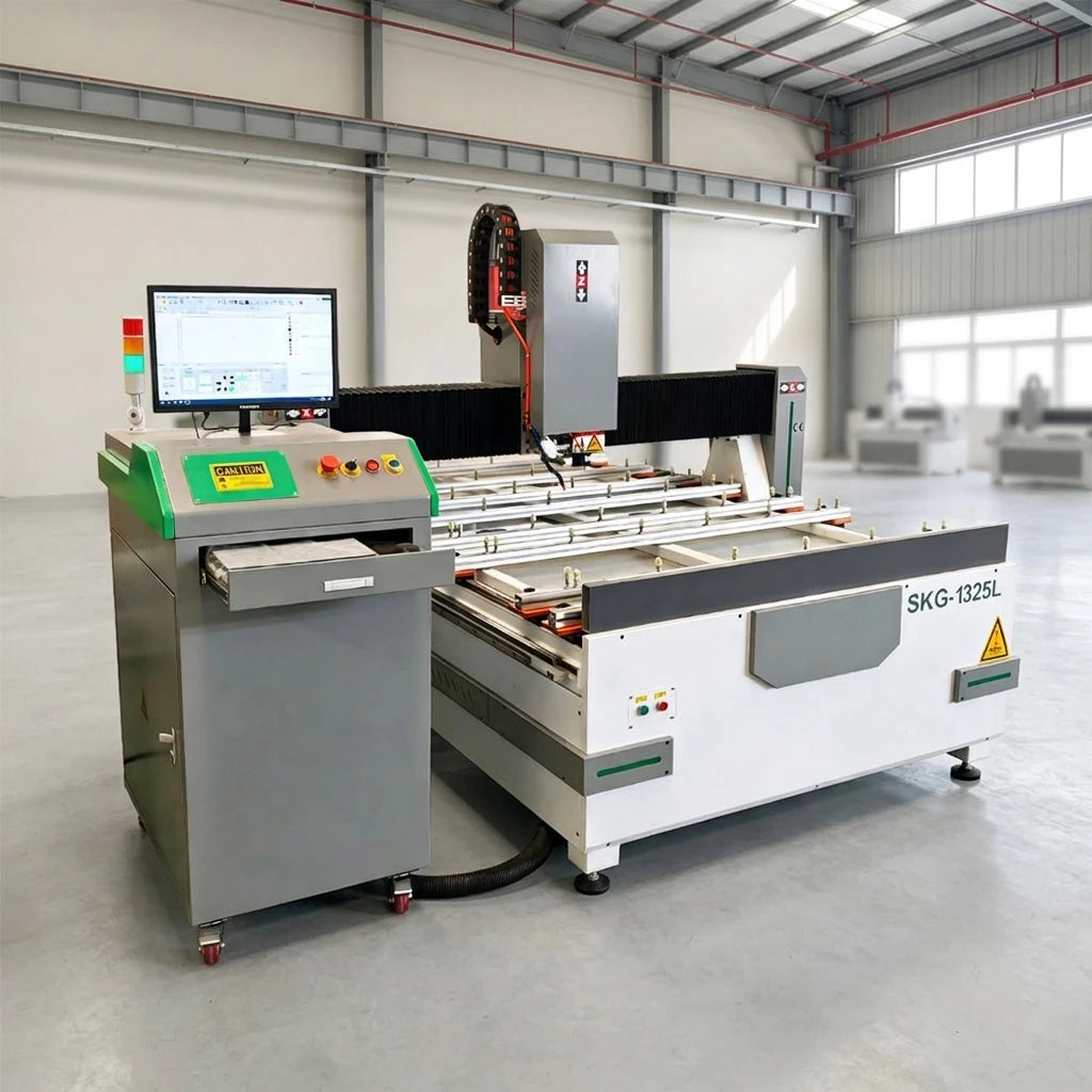 Custom Size Fiber Laser CNC Glass/Mirror Sandblasting Machine for Etching Drilling Marking & Engraving