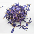 Egyptian Blue Lotus Flower Petal Tea Grade Bulk Dried Ingredients in Sachets Bottles Boxes Cups and Bags