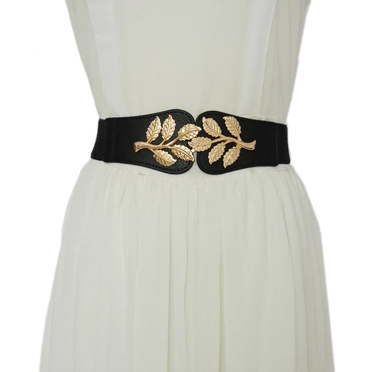 Simple and Versatile Designer Belts Buckle PU Plus Size Wide Belts Fashion Retro Belt for Women