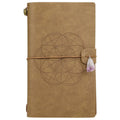 Hongzhuo Wholesale Luxury Custom Handmade Embossed Chakra Design Notebook Journal Leather Cover