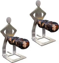 Stainless Steel BBQ Sausage Holder Outdoors Interesting Human Form Funny BBQ Sausage Holder