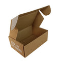 Factory Sale Recycled Brown Corrugated Paper Shipping Cosmetic Box Packaging Body Lotion Box  Brown Corrugated Box