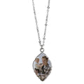Fashion Jewelry Pendant Necklace Gift Sublimation Blanks Metal Necklace