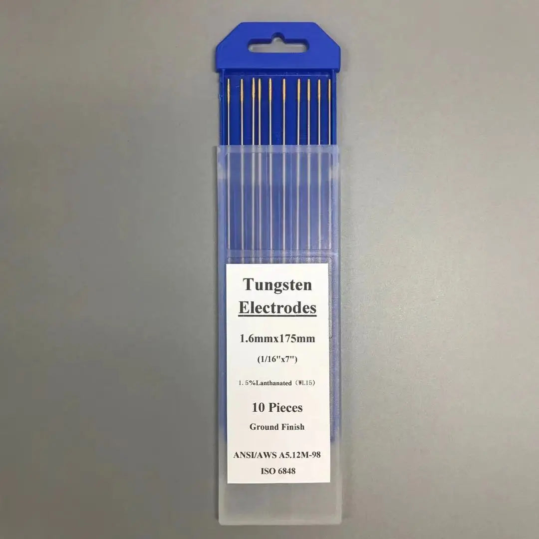 Tungsten Electrodes WL15 1.5% Lanthanated Golden Head 1.6mm for TIG Welding Consumables