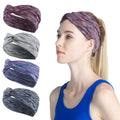 Wholesale Sports Hair Accessories Fashion Color Outdoor Running Fitness Yoga Sweat Absorb Headbands for Men Women