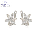 X000722300 XuPing Jewelry Fashionable Exquisite Diamond Platinum Plated Design Earrings for Ladies