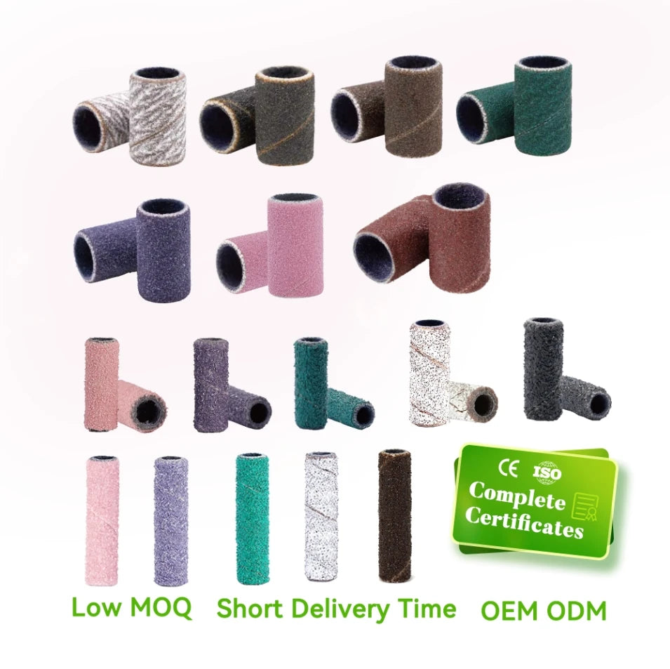 Chinyan Factory Hot Sale Free Sample Japan NCA Nail Sand Band Custom Color 3m Mini Nail Sand Band for Nails