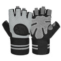 Custom logo Workout Gloves Anti-Slip Exercise Gloves Adjustable Wrist Support Full Palm Weightlifting Gym Gloves