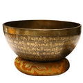 Nepal Handmade Tibetan Singing Bowl Large Chakra Alchemy Sound Mallet Singing Bowl Set  Wholesale Sound Therapy Meditation Bowls