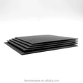 Composite Double 350G Black Packaging Boxes Cardboard Square Lunch Box Black Cardboard Paper