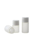 Mini 1ml 2ml 3ml Frosted White/amber Essential Oil Glass Bottle Sample Glass Vial With Inner Plug and Screw Cap