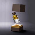 New Arrival Luxury 30ml 100ml 50ml Fragrance Square Clear Spray Empty Perfume Glass Containers Bottle with Box and Wooden Lids