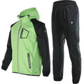 Sauna Clothes Plus Size Customer logo Zipper Cardigan Sports Suit Men's Fitness Running Gym Boxing Sauna Fat Reducing Clothes