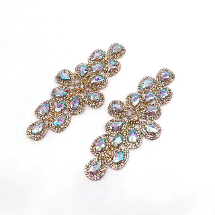 Popular Styles Crystals and Accessories Rhinestone Applique for Carnival Dress Belt Decoration