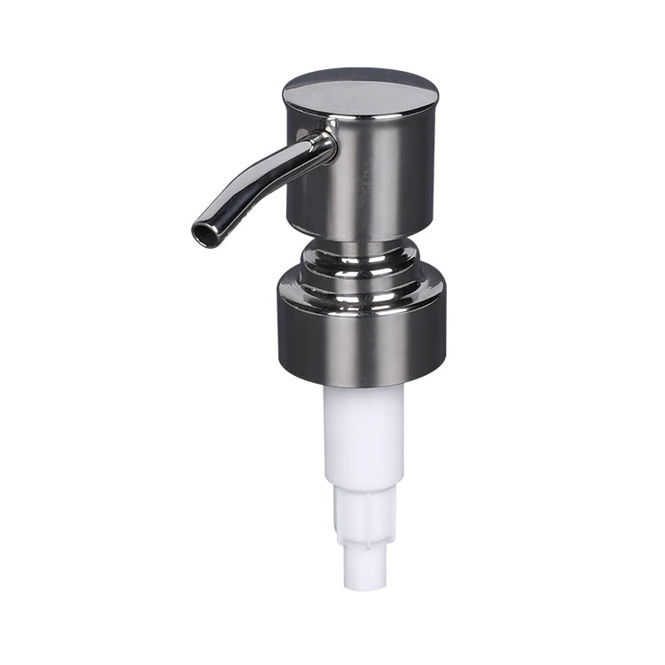 Factory Direct Sales Customized Silver Liquid Plastic Aluminum Lotion Pump Cream Shampoo Pump