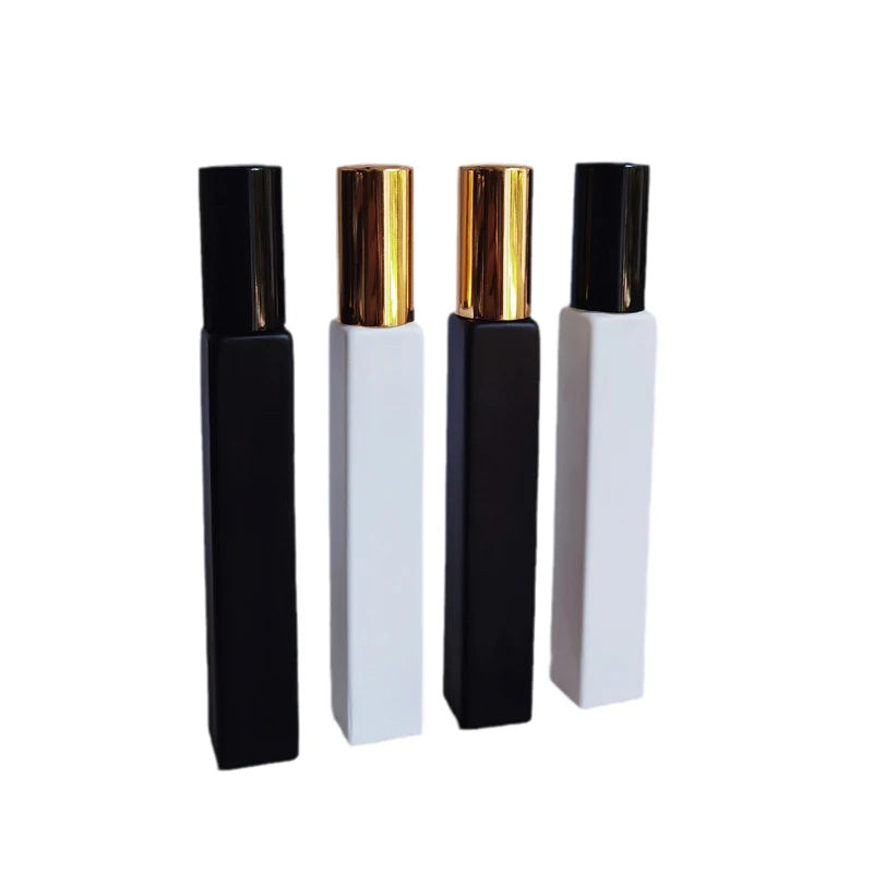 Travel Size Perfume Bottle 10ML Small Empty Glass Portable Refillable Perfume Pump Sprayer Bottle