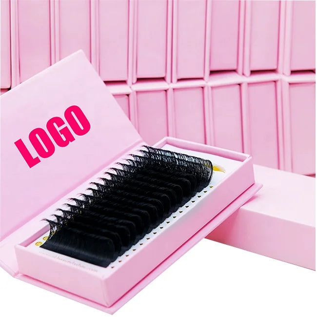 Hybrid Russian Lashes Eyelash Extensions J/B/C/CC/D/DD/L/M Curl Russian Volume Lashes Stable Curl