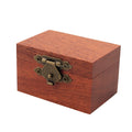 POYA Ring Bearer Box Sapele Wood Proposal Wedding Customize Wooden Ring Holder Anniversary Jewelry
