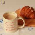 Customize Logo Ceramic Mug Coffee Tea Cup Porcelain Milk Mug with Handle and Gift Box