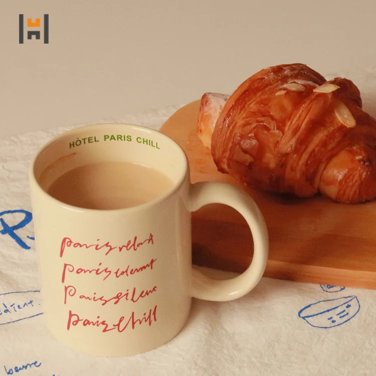Customize Logo Ceramic Mug Coffee Tea Cup Porcelain Milk Mug with Handle and Gift Box