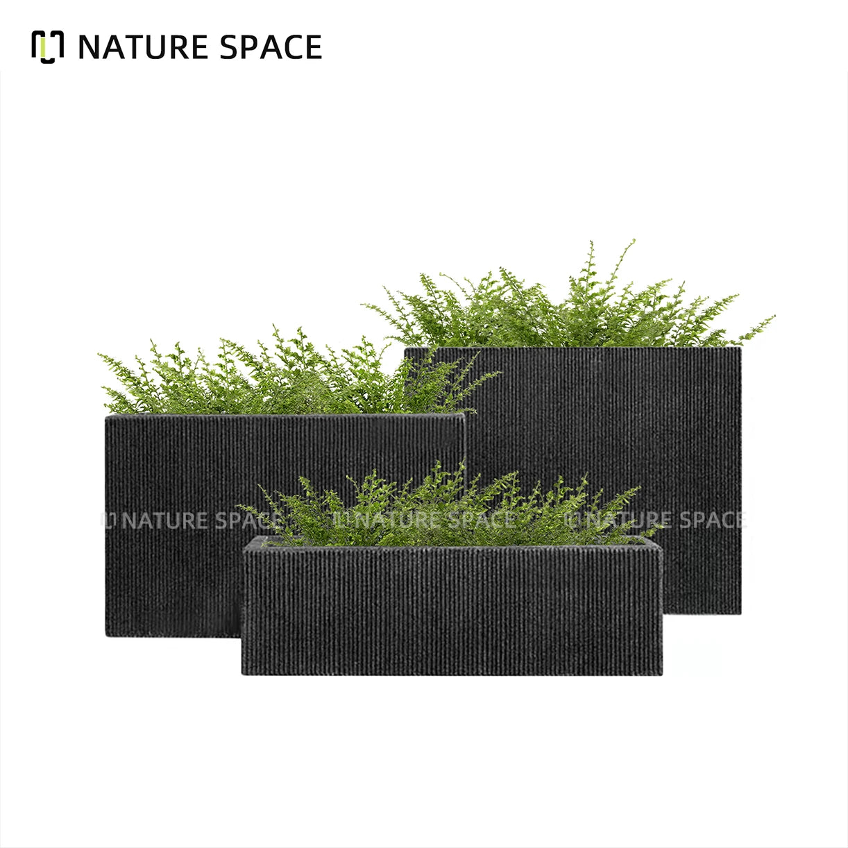 Nordic Simple Flower Pots Planter Indoor Outdoor Fiberglass Plant Pots Boxes Europe Glass Fiber Reinforced Plastic Hand Carved