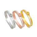 2023 Vintage High-quality Beauty Human Head Medusa Bracelet 18k Gold Plated Stainless Steel Human Head Cuff Bracelet