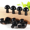 DIY DIY Factory Produce Obsidian Mushroom Crystal Hand Carved Various Gemstone Natural Quartz Crystal Mushroom