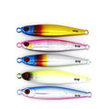 45g 60g 80g Metal Lead Fish Lure Saltwater Jigging Lure Slow Pitch Jigs Luminous Slow Fall Hard Bait Pesca
