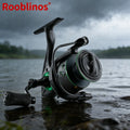 [Germany Stock] Rooblinos RF Left Hand Spinning Reel 5.2:1 Gear Ratio 5 Bearings 257g Aluminum/Nylon Lake River