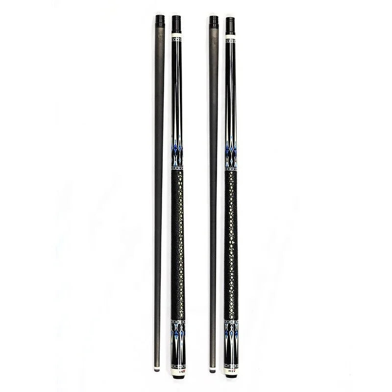 Premium Yfen M7 Black Design Carbon Fiber Shaft 11.5mm 12.5mm 1/2 Billiard Pool Cue With Extension