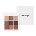 Wholesale 9 Colors Makeup Palette Custom Logo Vegan Pigmented High Quality Nude Glitter Eyeshadow Palette